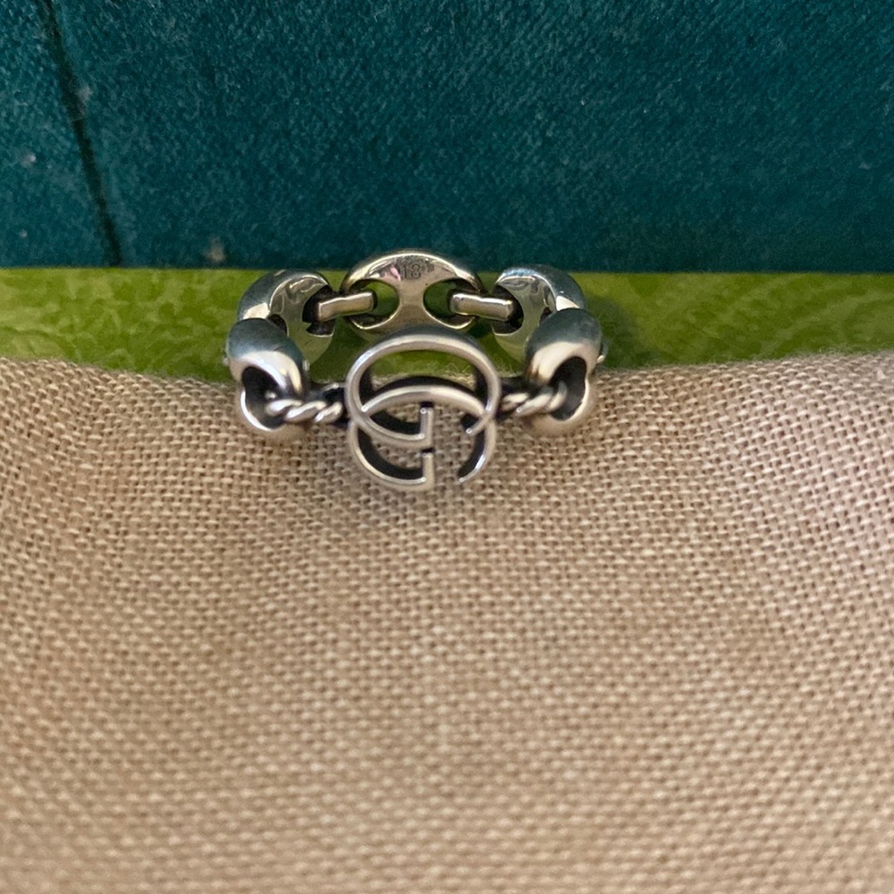 Marmont sterling silver Gucci ring